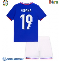 Fotballdrakt Barn Frankrike Youssouf Fofana #19 Hjemmedraktsett EM 2024 Kortermet (+ Korte bukser)